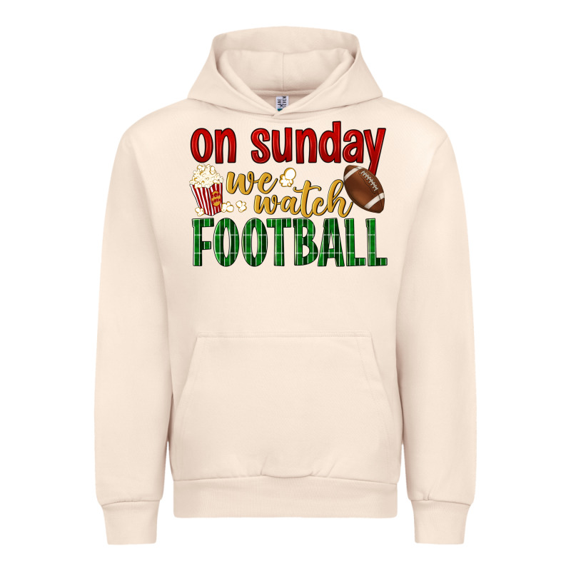 On Sunday We Watch Football Urban Hoodie by BundleAndBundleShop | Teevron
