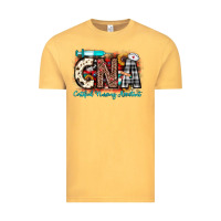 Vintage Mustard Christmas cna certified nursing assistant Vintage Tee - JahusDesignShop