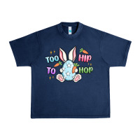 Navy too hip to hop easter Urban Heavy Tee - MaliasSmallBusiness