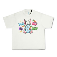 Pistachio too hip to hop easter Urban Heavy Tee - MaliasSmallBusiness