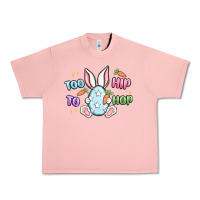Salmon too hip to hop easter Urban Heavy Tee - MaliasSmallBusiness