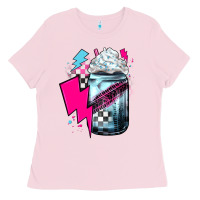 Bubblegum Pink racing coffee Ladies Tee - JahusDesignShop