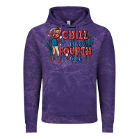 Cloud Purple chill the fourth out malia Vintage Hoodie - MaliasSmallBusiness