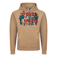 Vintage Coffee chill the fourth out malia Vintage Hoodie - MaliasSmallBusiness