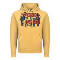 Vintage Mustard chill the fourth out malia Vintage Hoodie - MaliasSmallBusiness