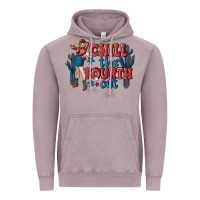 Vintage Zinc chill the fourth out malia Vintage Hoodie - MaliasSmallBusiness
