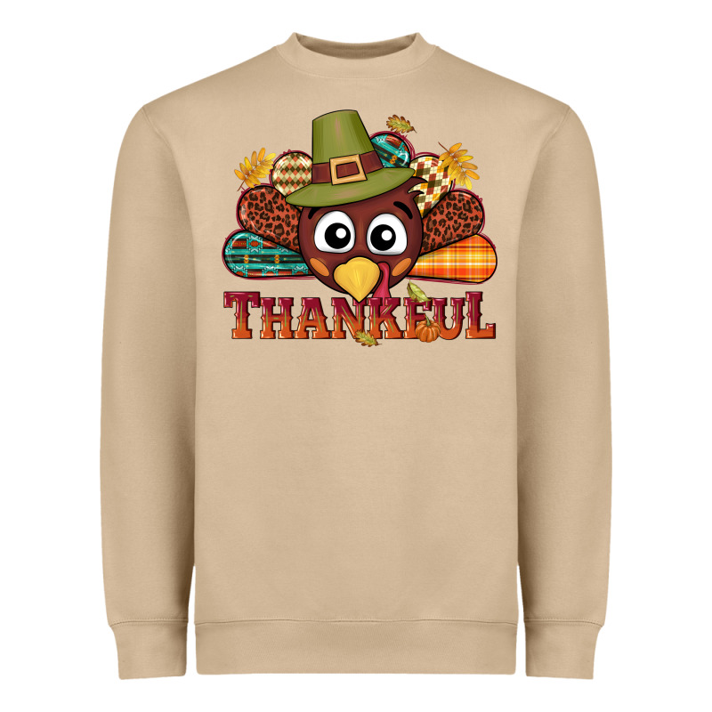 Western Thankful Thanksgiving Turkey Heavyweight Sweatshirt by NancyCooperArtShop | Teevron