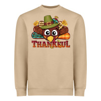 Mushroom western thankful thanksgiving turkey Heavyweight Sweatshirt - NancyCooperArtShop