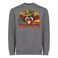 Storm western thankful thanksgiving turkey Heavyweight Sweatshirt - NancyCooperArtShop