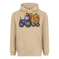 Mushroom mardi gras tractor Heavyweight Hoodie - CowGirlArtShop