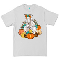 Dove Grey Goat family fall pumpkins gemstone Premium Tee - Artiststas