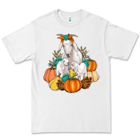 White Goat family fall pumpkins gemstone Premium Tee - Artiststas