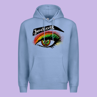 Juneteenth Eyelash Cowgirl Premium Hoodie Designed By Cowgirlartshop