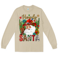 Mushroom Howdy Santa Long Sleeve Tee - NancyCooperArtShop