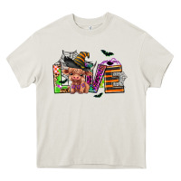 Cream love halloween heifer Heavy Core Tee - AdoDesignShop