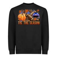 Black tis the season football Heavyweight Sweatshirt - NancyCooperArtShop