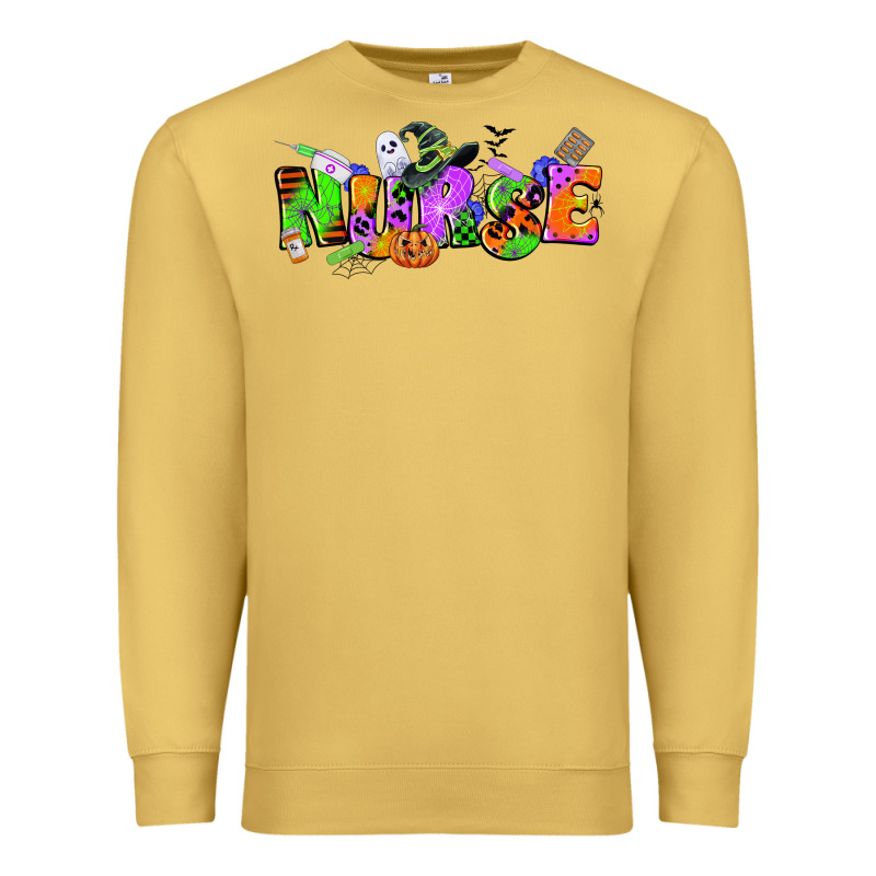 Halloween Nurse Premium Sweatshirt by CowGirlArtShop | Teevron