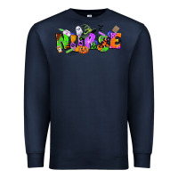 Navy halloween nurse Premium Sweatshirt - CowGirlArtShop