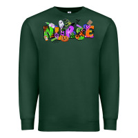 Sports Green halloween nurse Premium Sweatshirt - CowGirlArtShop