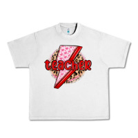 Lunar Rock teacher lightning bolt valentines day Urban Heavy Tee - MaliasSmallBusiness