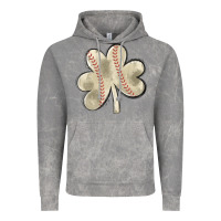 Cloud Rock baseball distressed shamrock Vintage Hoodie - MaliasSmallBusiness