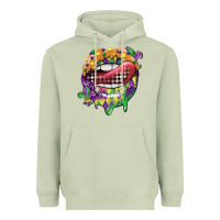 Matcha mardi gras lips Heavyweight Hoodie - CowGirlArtShop