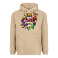 Mushroom mardi gras lips Heavyweight Hoodie - CowGirlArtShop