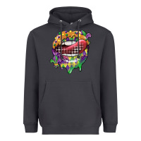 Smoke mardi gras lips Heavyweight Hoodie - CowGirlArtShop
