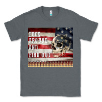 Charcoal Heather fuck around and find out Classic Tee - MaliasSmallBusiness