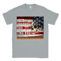 Heather Grey fuck around and find out Classic Tee - MaliasSmallBusiness