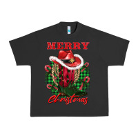 Pigment Black merry christmas boots hat rope Urban Heavy Tee - AdoDesignShop