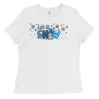White winter let it snow Ladies Tee - JahusDesignShop