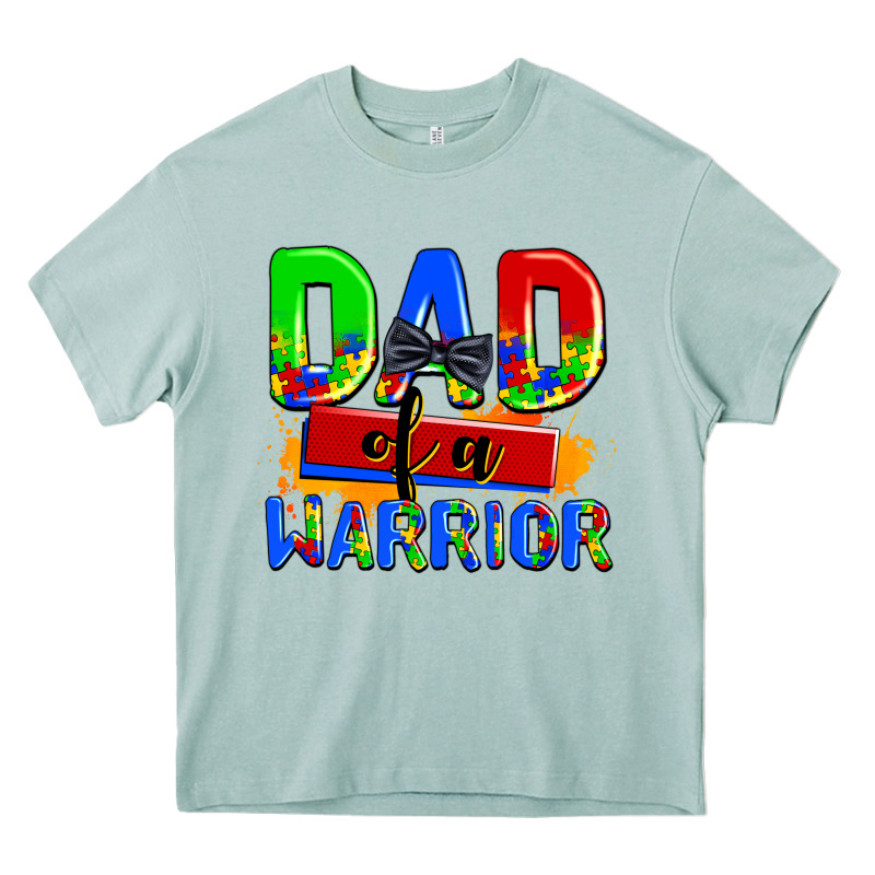 Dad Of A Warrior Heavy Core Tee by AdoDesignShop | Teevron