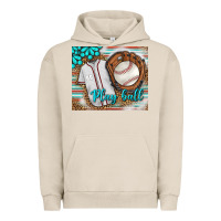 Pigment French Oak Baseball Play Ball With Leopard Mousepad Urban Hoodie - BundleAndBundleShop