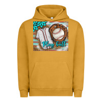 Pigment Peanut Butter Baseball Play Ball With Leopard Mousepad Urban Hoodie - BundleAndBundleShop