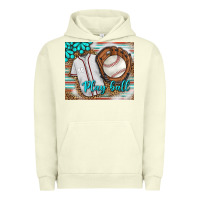 Pigment Pistachio Baseball Play Ball With Leopard Mousepad Urban Hoodie - BundleAndBundleShop