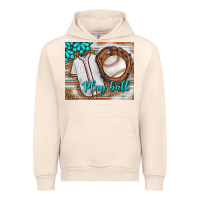Sandshell Baseball Play Ball With Leopard Mousepad Urban Hoodie - BundleAndBundleShop