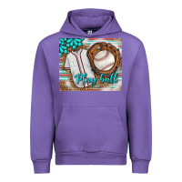 Tulip Baseball Play Ball With Leopard Mousepad Urban Hoodie - BundleAndBundleShop