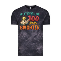 Cloud Black my students 100 days brighter Vintage Tee - MaliasSmallBusiness