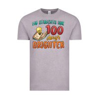 Vintage Zinc my students 100 days brighter Vintage Tee - MaliasSmallBusiness