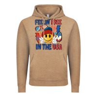 Vintage Coffee feelin free in the usa Vintage Hoodie - MaliasSmallBusiness