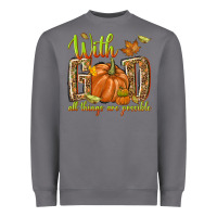 Storm with god all things are possible Heavyweight Sweatshirt - NancyCooperArtShop