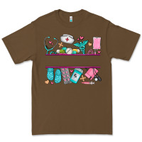 Cacao nurse elements with costom name Premium Tee - AdoDesignShop