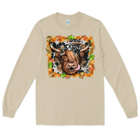 Mushroom highland cow Long Sleeve Tee - JahusDesignShop
