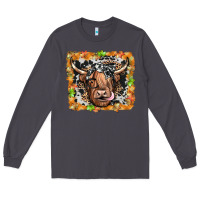 Smoke highland cow Long Sleeve Tee - JahusDesignShop