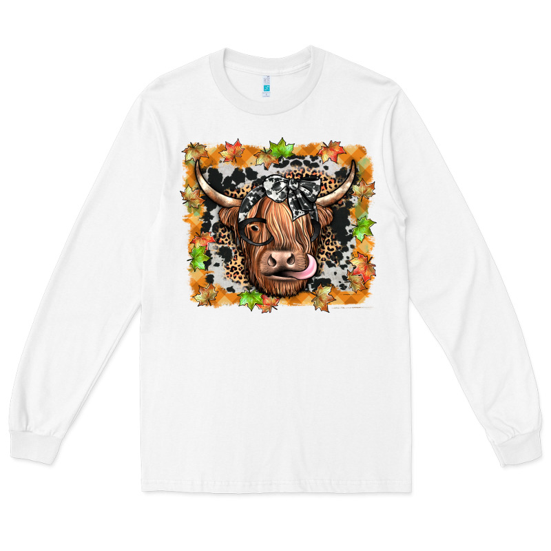Highland Cow Long Sleeve Tee by JahusDesignShop | Teevron