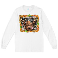 White highland cow Long Sleeve Tee - JahusDesignShop