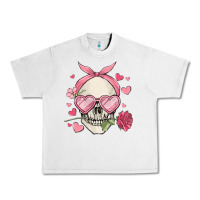 Lunar Rock valentine's day skull Urban Heavy Tee - MaliasSmallBusiness