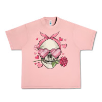 Salmon valentine's day skull Urban Heavy Tee - MaliasSmallBusiness
