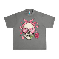 Tornado valentine's day skull Urban Heavy Tee - MaliasSmallBusiness
